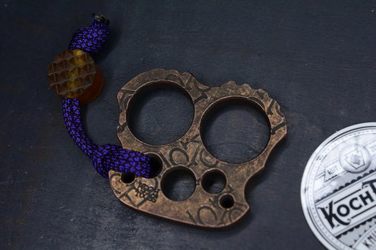 NEW Koch Stamped Culprit X COPPER Tattoo w/ Ultem TKW Curator Bead