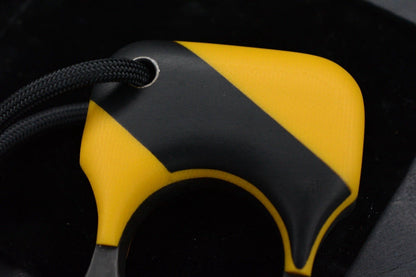 RARE TM Hunt Ring Pop Caution Tape Bottle Opener w/ Rare Poison Bead USA MADE
