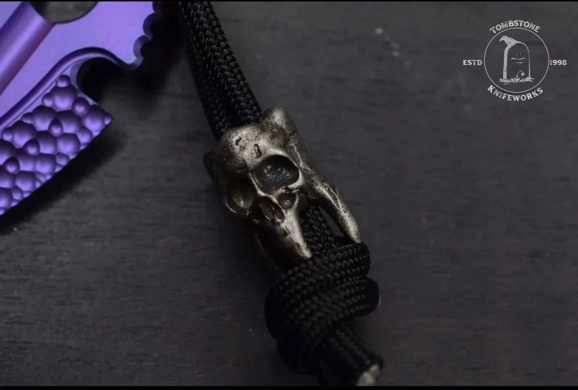 RARE Koch Tool Company Purple TITANIUM Artifakt w/ Custom Molar Bead USA MADE