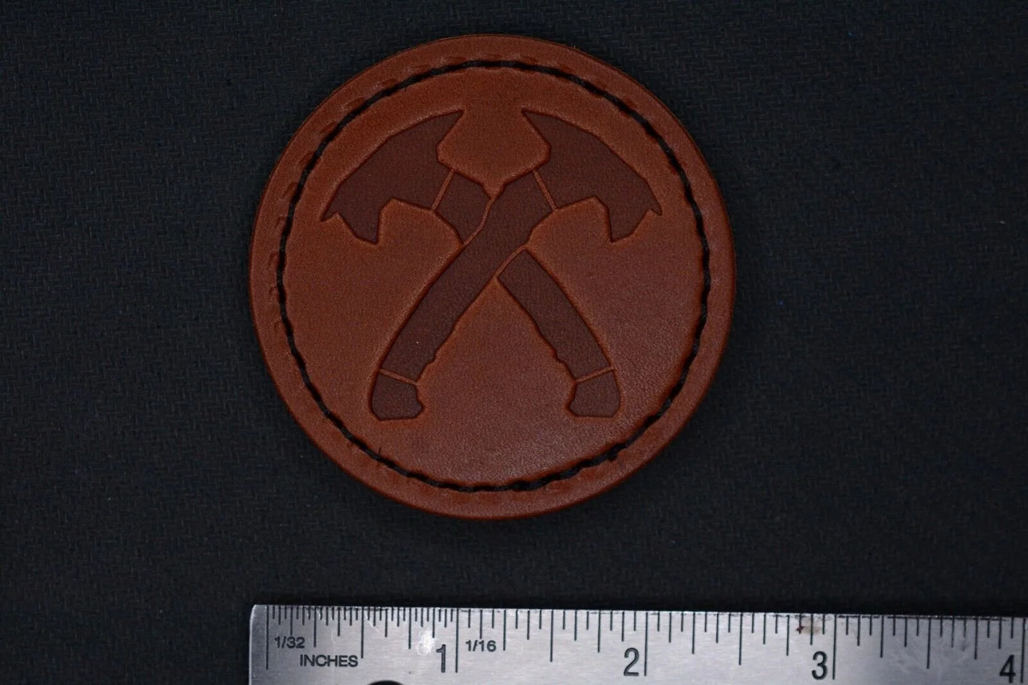 NEW Terminal List Crossed Tomahawk Leather EDC Patch Season 2 Ready