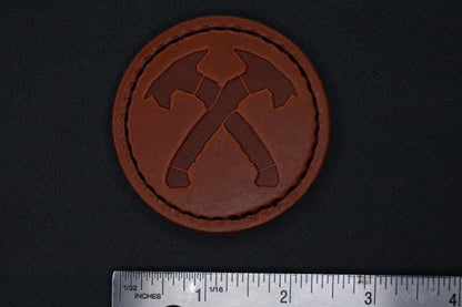 NEW Terminal List Crossed Tomahawk Leather EDC Patch Season 2 Ready
