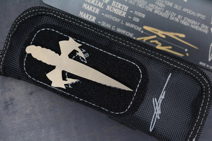 CUSTOM Marfione Socom Elite Warcom 204P Hand Ground Purple Ano / Stingray Inlay