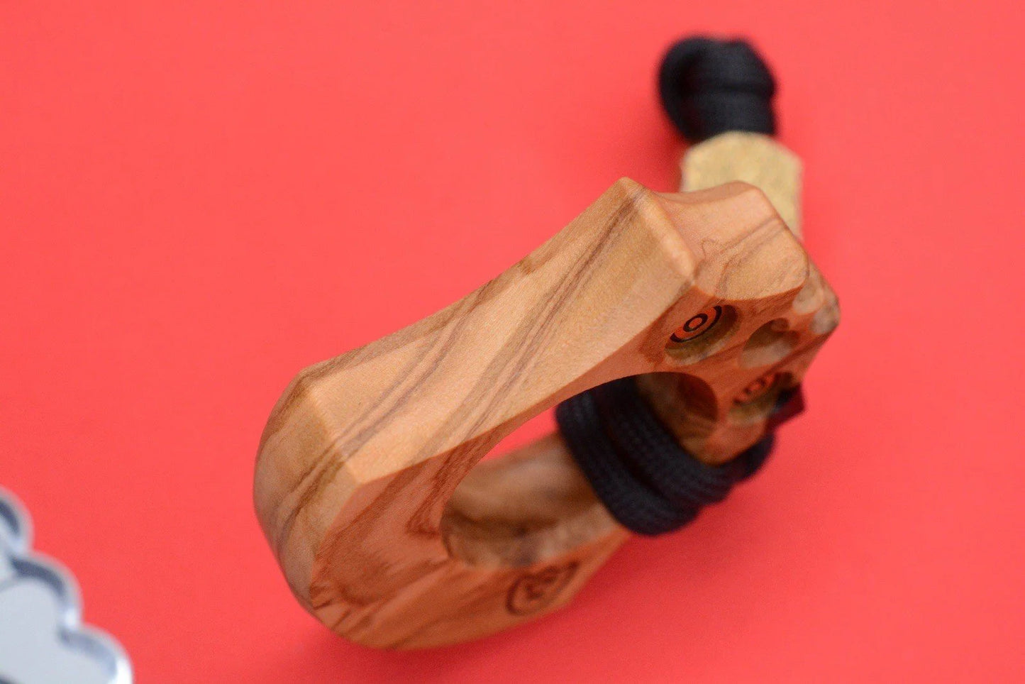 NEW Wkrmn Bonehead Wood / Brass Inserts Bottle Opener w/ Brass Etched  Bead