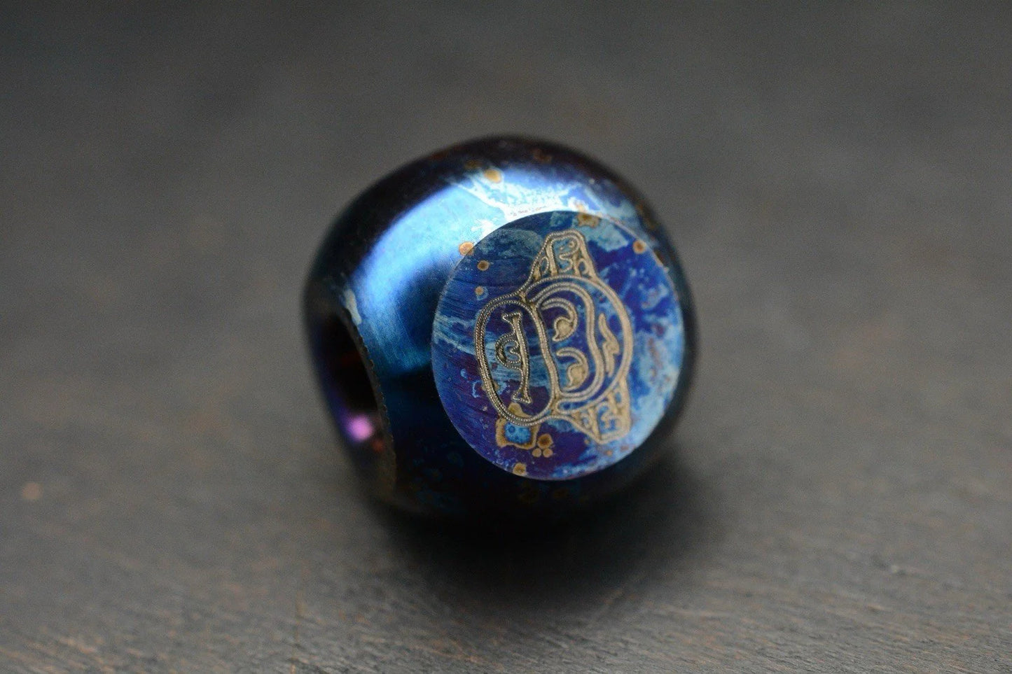 NEW Audacious Concepts “Three Wise Monkeys” Ti Thunder Sky Bead