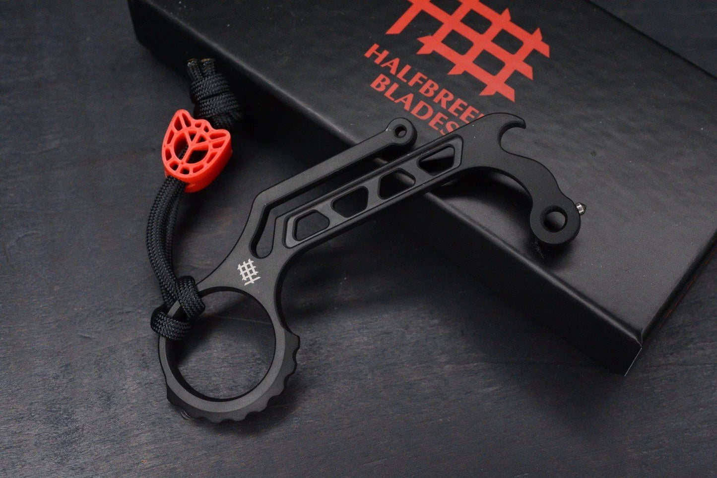 NEW Halfbreed Covert Key Companion Black PVD Stainless Multi Tool w/ Wkrmn Ghost