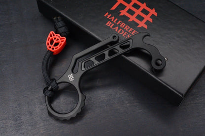 NEW Halfbreed Covert Key Companion Black PVD Stainless Multi Tool w/ Wkrmn Ghost