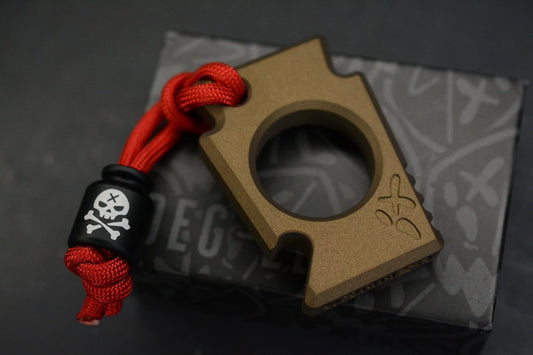 NEW OEGEDC Keystone V2 Bottle Opener BURNT BRONZE w/ Custom Poison Bead