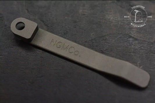 NEW NGMCo CRK Ti Pocket Clip Chris Reeve Nice Guy Machine Co Oxide Finish