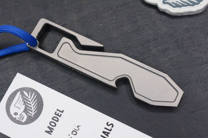 NEW Peace Neighbor Espion Ti Pry 3.5in w/ Ti Bead & Patch