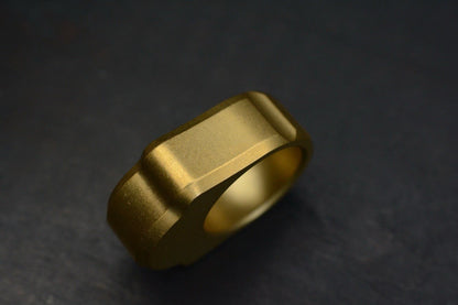 NEW Delcious Fist “Ghost” Scotch Brite Brass Paperweight Pocket Art