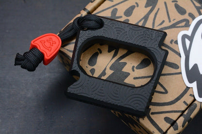 NEW OEGEDC x Urban EDC Wide Mouth Keystone Black Bottle Opener w/ Wkrmn Ghost