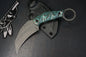 NEW Half Face Karambito Carbon w/ Teal Resin Texture Grip Terminal List  1/1