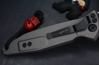 NEW Microtech Socom SPEAR POINT Natural Clear Sig Series w/ Playge Bead/WickPack