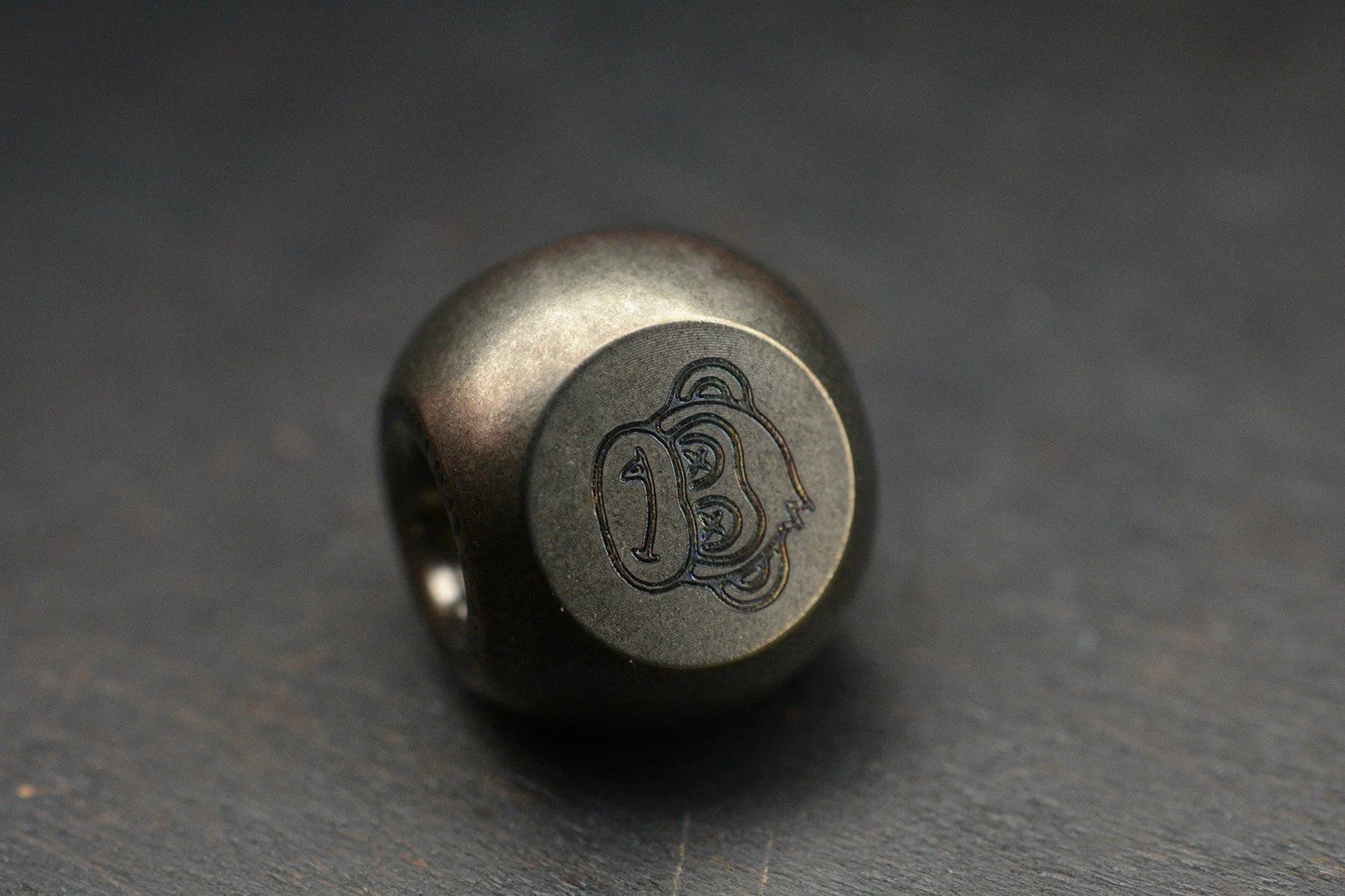 NEW Audacious Concepts “Three Wise Monkeys” Ti Stonewashed Bead