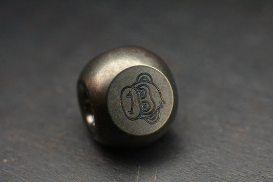 NEW Audacious Concepts “Three Wise Monkeys” Ti Stonewashed Bead