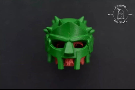 NEW 4t5 Design Triple 7 Spartan Skull Bead “Toxic Watermelon”