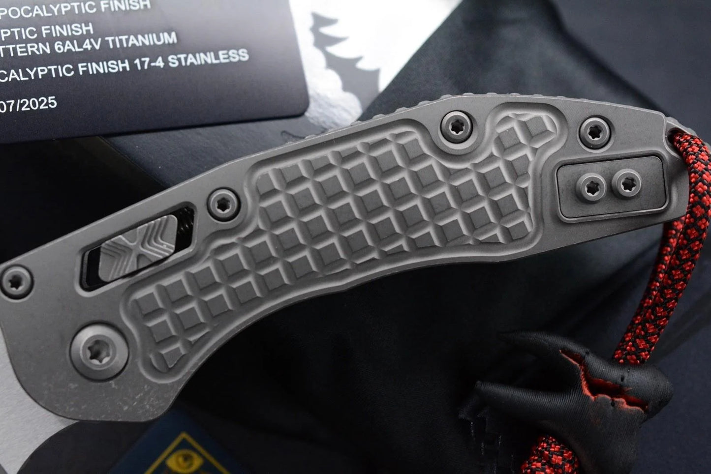 NEW Microtech Manual Stitch Marfione Select - Full Ti/ Frag w/ DF Molar + More