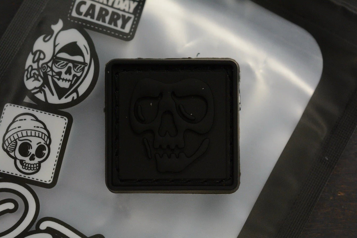 NEW Data Crew Skull Face Blacked Out Ranger Eye Patch Limited To 100