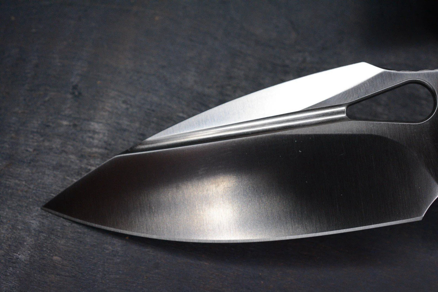 NEW Monterey Bay Knives Sabretooth Frag Pattern Ti Handle / S90V Blade