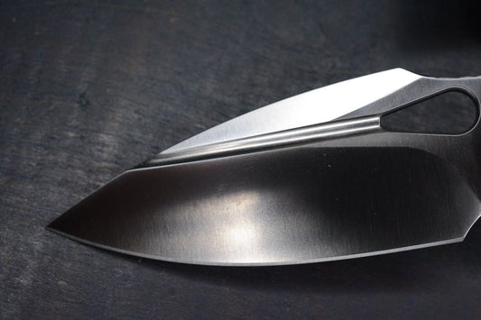 NEW Monterey Bay Knives Sabretooth Frag Pattern Ti Handle / S90V Blade