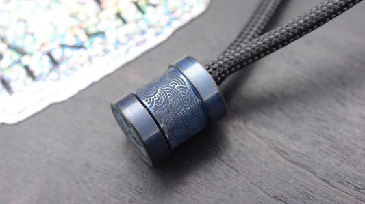 RARE Colins Trace x Urban EDC Seigahai Chaos Nickel Silver 2 Piece Bead Sold Out
