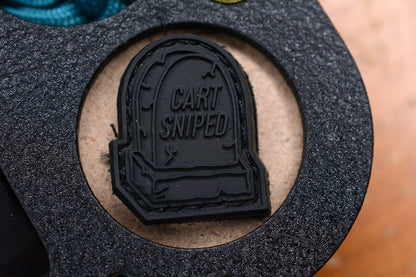 New Notorious EDC “Cart Sniped” Black/Black RE Patch 1x1” SOLD OUT
