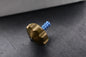 RARE Marfione Microtech Mini Spin Top Brass w/ Ano Blue Ti Stem SN 015 2017
