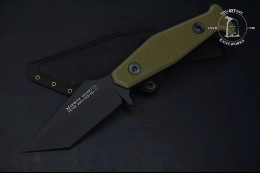New FISHER EXC BECKWITH COVERT 1/100 OD/ Orange G-10 w/Kydex Sheath Sold Out