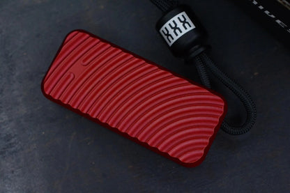 NEW RIVERY MFG x Cad Lab Zero Knife Red Finish OG w/ Rare Poison Bead