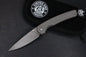 NEW Monterey Bay Knives Kain XL - Smooth Stonewashed TI / S90V USA w/ CKF Patch