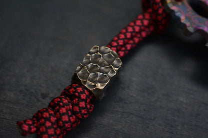 RARE Koch Tool Company Purple Tattoo TITANIUM Artifakt w/ Custom Jimped Bead