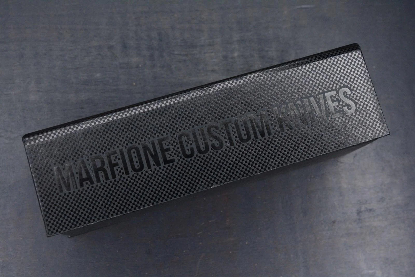 CUSTOM Marfione Socom Elite Warcom 204P Hand Ground Purple Ano / Stingray Inlay