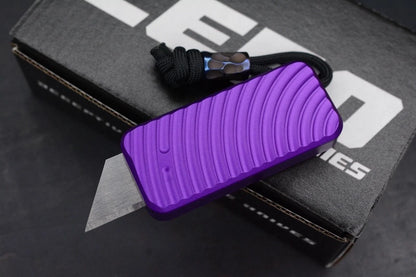 NEW RIVERY MFG x Cad Lab Zero Knife Purple Finish OG w/ Custom Bead
