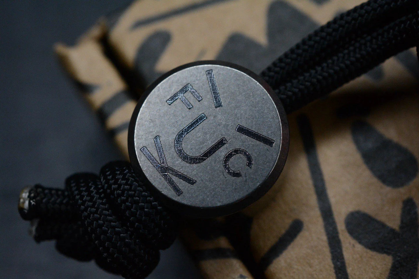 NEW OEGEDC Keystone Lite Ti Peach Cerakote  Bottle Opener BS EXCw/F**k Face Bead