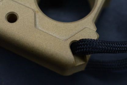 NEW Mat B0t EDC ByCyclops Bead Blast Brass BO w/Patch & Bead Re JRW Koch Playge