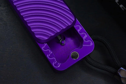 NEW RIVERY MFG x Cad Lab Zero Knife Purple Finish OG w/ Custom Bead