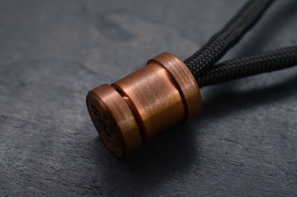 RARE Frankenworx Spool Tumbled Copper 2 Piece Bead SOLD OUT Re Playge JRW