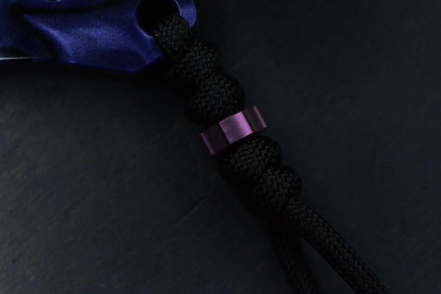 NEW Jack Wolf Knives Collusion - Kirinite Purple CF / Satin DLC S90V w/ Sheath