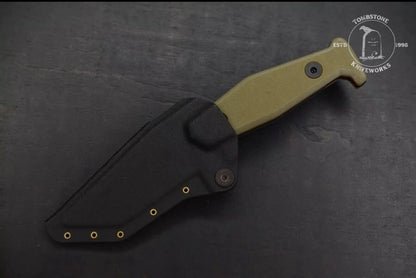 New FISHER EXC BECKWITH COVERT 1/100 OD/ Orange G-10 w/Kydex Sheath Sold Out