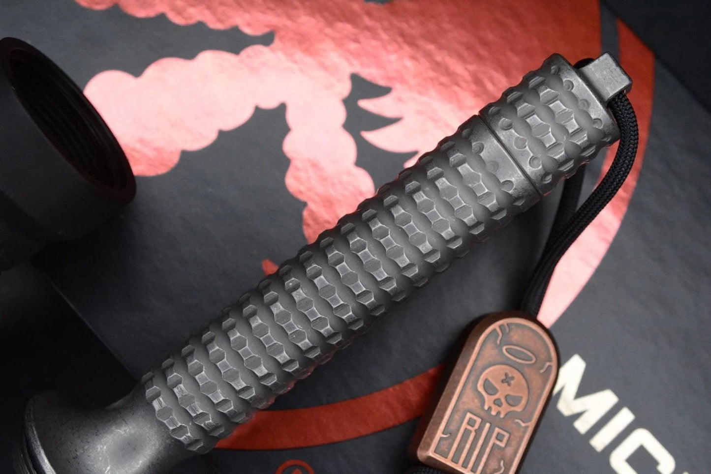 RARE Microtech Jagdkommando FULL TI Tri Dagger Apocalyptic Finish Frag Handle
