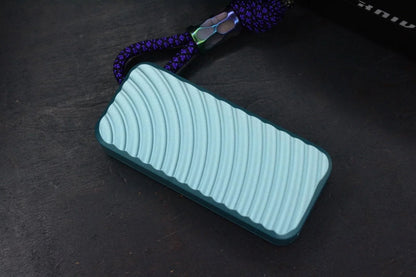 NEW RIVERY MFG x Cad Lab Zero Knife Teal Finish OG w/ Custom Bead