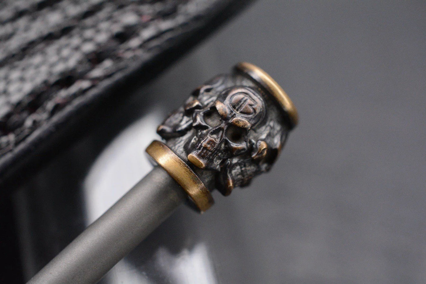 Custom Bastanelli Spike Ti/2 Saints Brze Skull Hdle w/Robertson Sheath SOLD OUT