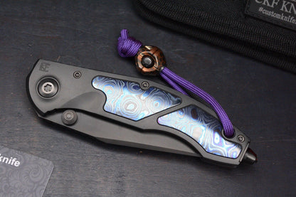 RARE Custom Knife Factory x Marfione Sokosha DLC M398 Zircuti Inlay w/ CKF Bead