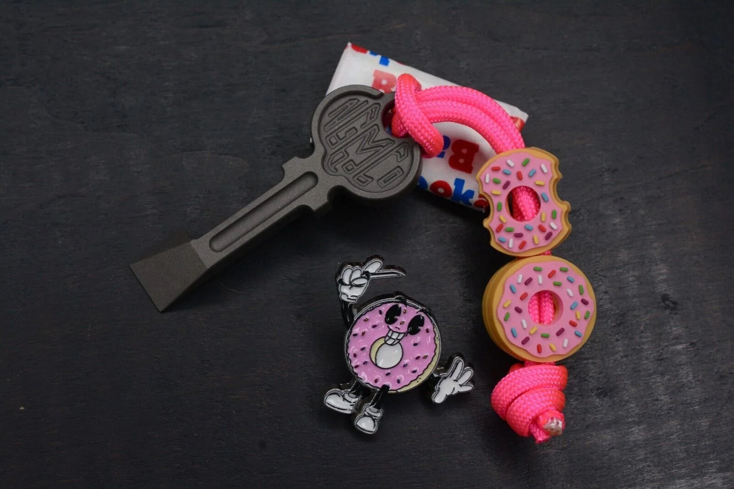 “Rare” Nice Guy Machine Company Fn+f Key Ti Pry Bar w/ Dessert Warrior Package