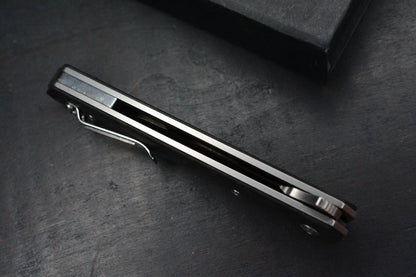 NEW Boker x Burnley Kwaiken Air Titan Hairline Finish Carbon Fiber Scale SN 252