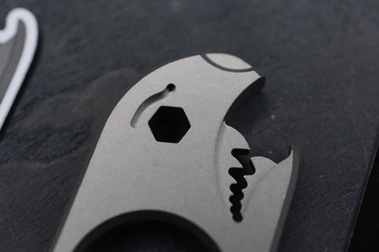 NEW Notorious EDC “Baby Bomb” Stonewashed Grade 5 Ti - 3/4 Scale Beer Bomb