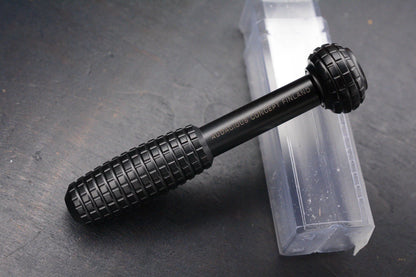 NEW ANSO Knife Tool Bit Driver - PVD Black Ti / Frag w/ Monkey Edge Patch