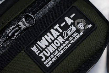 NEW Data Crew What-a-Junior VX Army Green Pouch w/ Reaper Ranger Eye Patch