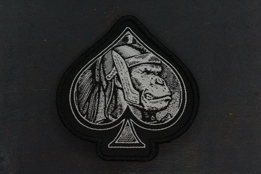 NEW Monkey Edge “Ape of Spades” Embroidered Patch MEFP
