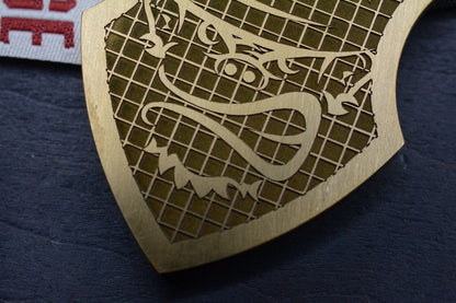 NEW Monkey Edge x Mick Strider Shield Medallion Brass Monkey Edge FRAG w/ Patch